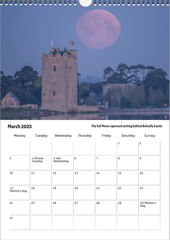 CORCAIGH 2025 Photo Calendar